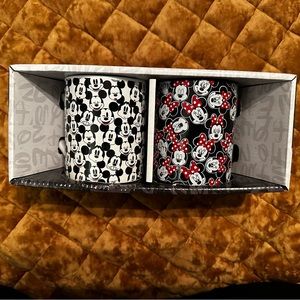 DISNEY MICKEY AND MINNIE COFFEE MUGS